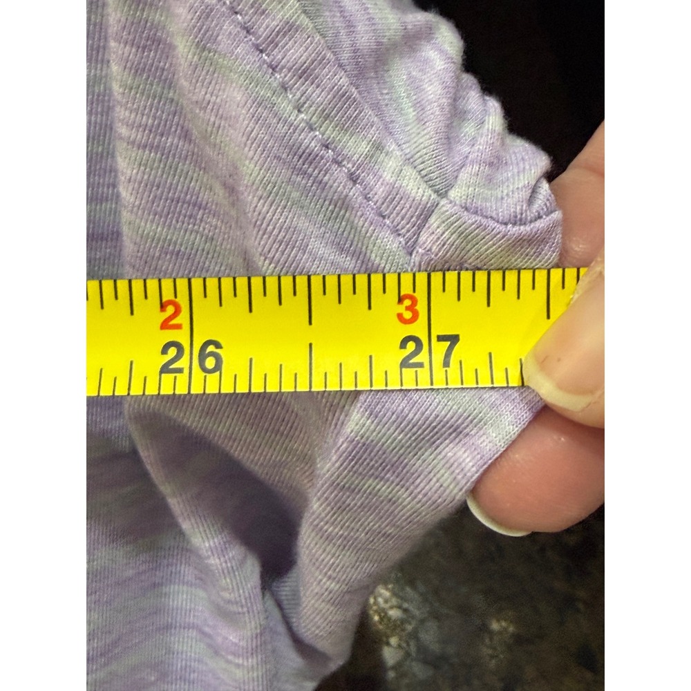 Peter Millar‎ Mens XXL Polo Shirt Lavender Green Space Dye Stripe Short Sleeve - Picture 6 of 8
